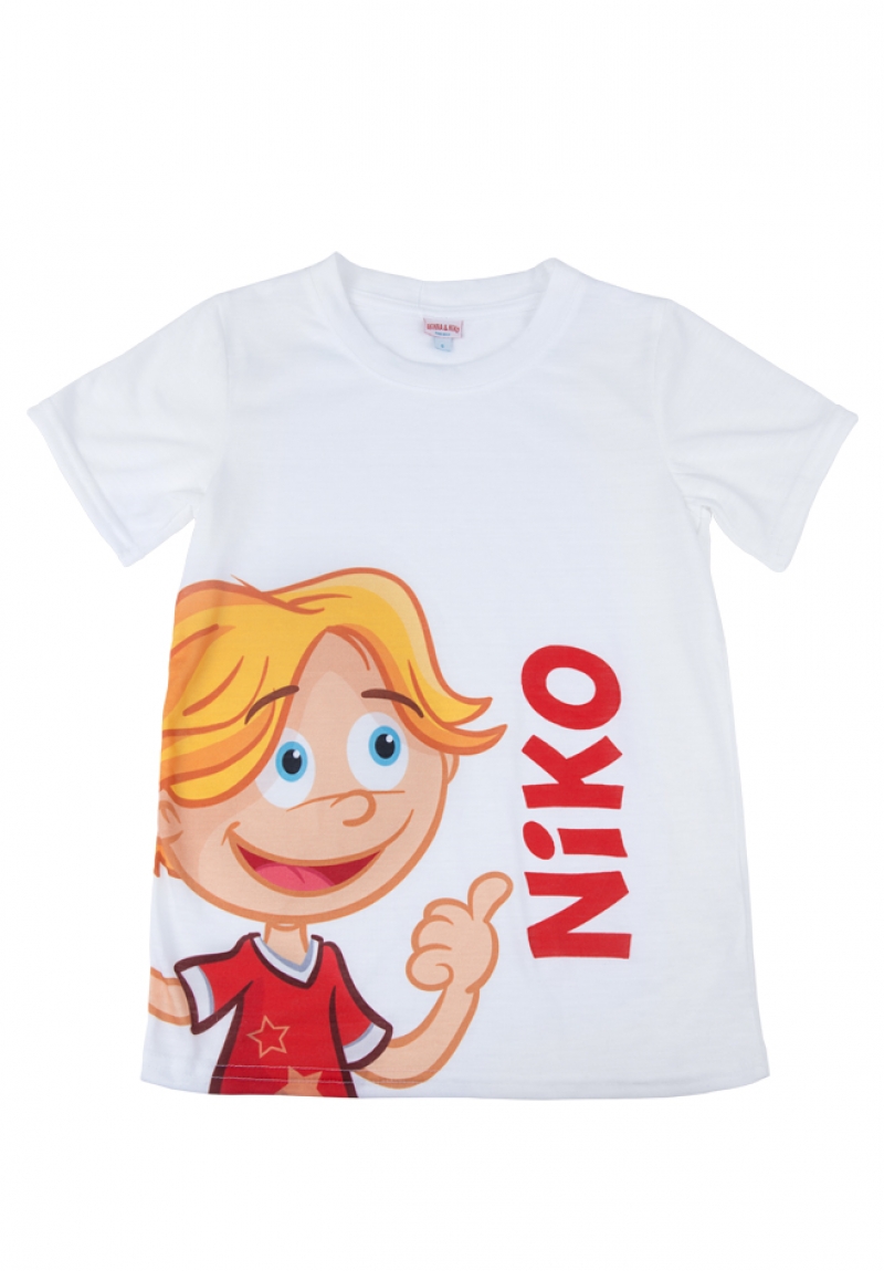 T-SHIRT PERSONNAGE 2D NIKO_À PLAT